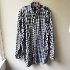 Jos A Bank Traveler Collection Traditional Fit gingham dress shirt